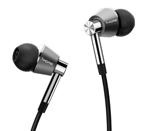 [1MORE_Headphones_Earphones],1MORE Triple Driver Premium In-Ear Headphones (Earphones/Earbuds/Headset) with Apple iOS and Android Compatible Microphone and Remote 